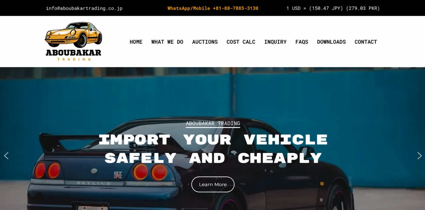 Abubakar Trading website